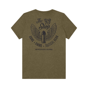 Ladies Winged Bullet Tee - Green